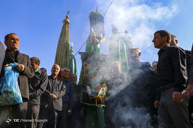 آیین سنتی علم‌گردانی در روستای درسجین شهرستان ابهر