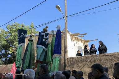 آیین سنتی علم‌گردانی در روستای درسجین شهرستان ابهر