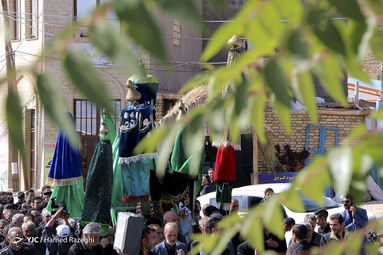 آیین سنتی علم‌گردانی در روستای درسجین شهرستان ابهر