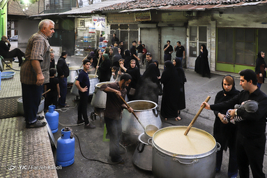 مراسم عزاداری چهل منبر شهر گرگان در شب عاشورای حسینی(ع)