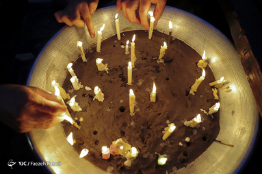مراسم عزاداری چهل منبر شهر گرگان در شب عاشورای حسینی(ع)