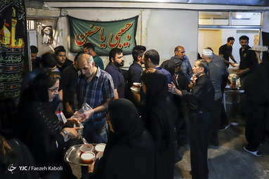 مراسم عزاداری چهل منبر شهر گرگان در شب عاشورای حسینی(ع)