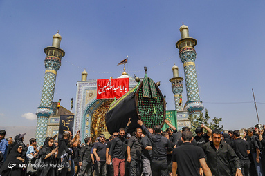 عزاداری عاشورای حسینی(ع) در امامزاده پنج تن (ع) لویزان