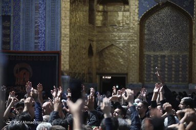عزاداری عاشورای حسینی(ع) در حرم رضوی