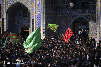 عزاداری عاشورای حسینی(ع) در حرم رضوی