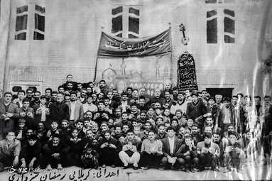 عزاداری هیئت سنگ زن شهرضا