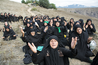 عزاداری عاشورای حسینی(ع) در روستای گنجه رودبار