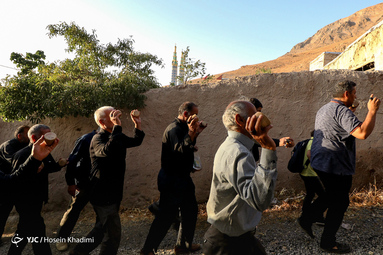 هیئتِ ما/ آئین چغچغه‌زنی در روستای انجدان