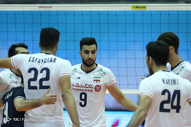روز اول مسابقات والیبال قهرمانی آسیا