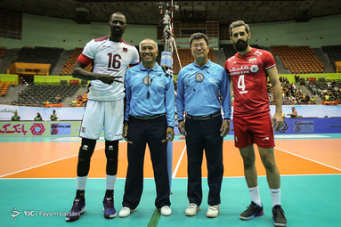 والیبال قهرمانی آسیا/ ایران ۳ - قطر ۰