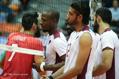 والیبال قهرمانی آسیا/ ایران ۳ - قطر ۰