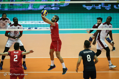 والیبال قهرمانی آسیا/ ایران ۳ - قطر ۰