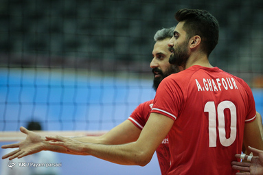 والیبال قهرمانی آسیا/ ایران ۳ - قطر ۰