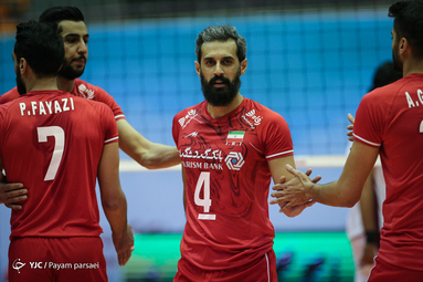 والیبال قهرمانی آسیا/ ایران ۳ - قطر ۰