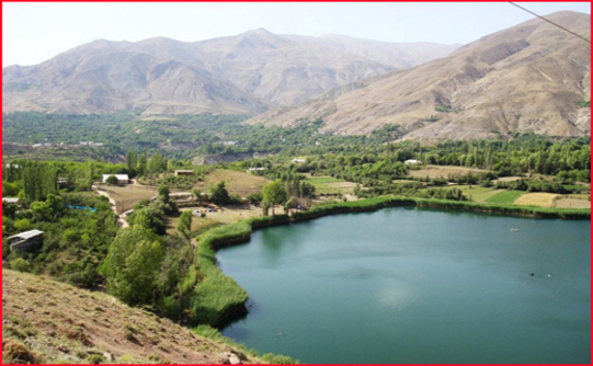 دریاچه اُوان بزرگترین دریاچه طبیعی آب شیرین قزوین