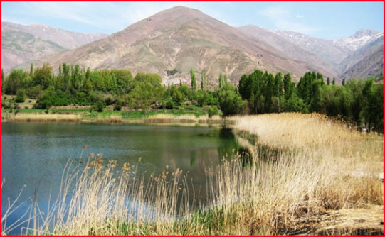 دریاچه اُوان بزرگترین دریاچه طبیعی آب شیرین قزوین