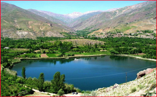 دریاچه اُوان بزرگترین دریاچه طبیعی آب شیرین قزوین