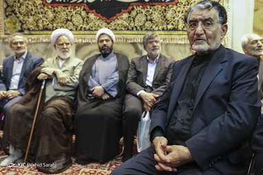 مراسم ترحیم اسدالله عسگراولادی در مسجد امام صادق(ع) با حضور شخصیت های سیاسی و اقتصادی کشور