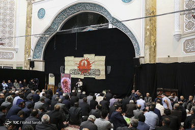 مراسم ترحیم اسدالله عسگراولادی در مسجد امام صادق(ع) با حضور شخصیت های سیاسی و اقتصادی کشور