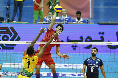 والیبال قهرمانی آسیا/ ایران 3 - هند 0