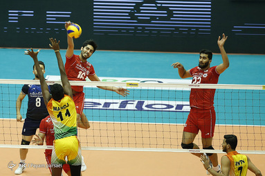 والیبال قهرمانی آسیا/ ایران 3 - هند 0