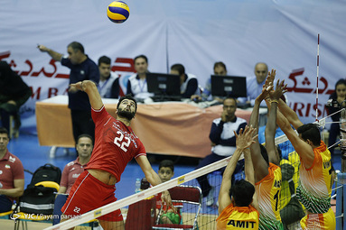 والیبال قهرمانی آسیا/ ایران 3 - هند 0