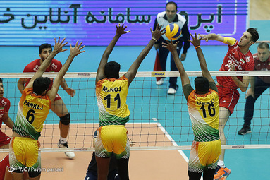 والیبال قهرمانی آسیا/ ایران 3 - هند 0