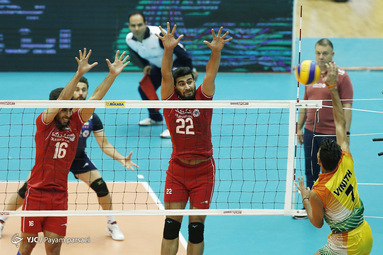 والیبال قهرمانی آسیا/ ایران 3 - هند 0