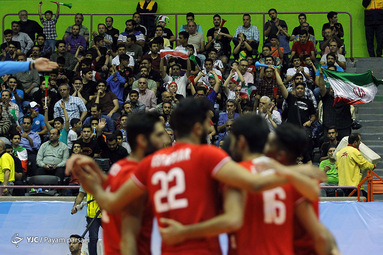 والیبال قهرمانی آسیا/ ایران 3 - هند 0