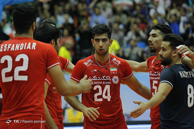والیبال قهرمانی آسیا/ ایران 3 - هند 0