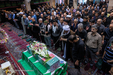 تشییع پیکر شهید محسن ساری پس از ۳۵ سال