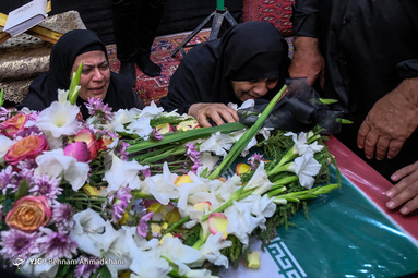 تشییع پیکر شهید محسن ساری پس از ۳۵ سال