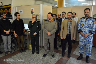 بازدید سردار کارگر از باشگاه خبرنگاران جوان