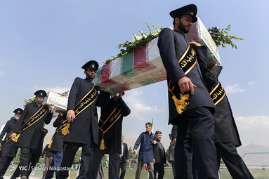 تشییع پیکر مطهر ۲ شهید گمنام