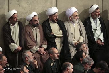 دیدار مجمع عالی فرماندهان سپاه با فرمانده کل قوا