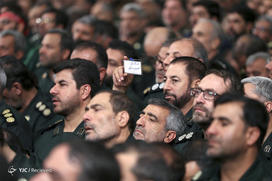 دیدار مجمع عالی فرماندهان سپاه با فرمانده کل قوا