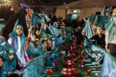 بزرگترین سفره نذری حضرت رقیه (سدر میدان امام حسین (ع) تهران 