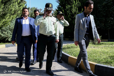 بازدید رئیس پلیس پیشگیری تهران بزرگ از باشگاه خبرنگاران جوان