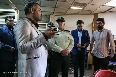 بازدید رئیس پلیس پیشگیری تهران بزرگ از باشگاه خبرنگاران جوان