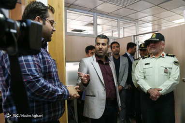 بازدید رئیس پلیس پیشگیری تهران بزرگ از باشگاه خبرنگاران جوان