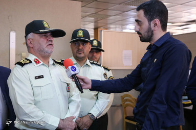 بازدید رئیس پلیس پیشگیری تهران بزرگ از باشگاه خبرنگاران جوان