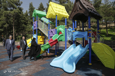 افتتاح بوستان مرضیه حدیدچی