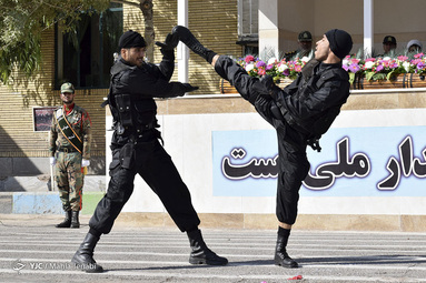نمایش یگان ویژه ناجا کرمان