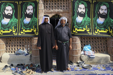 خادم الزوار اربعین/ وسام حسین و برادرش در مسیر چوایش، میزبان زائران اربعین