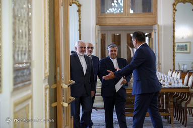 دیدار ظریف با وزیر آفریقای جنوبی