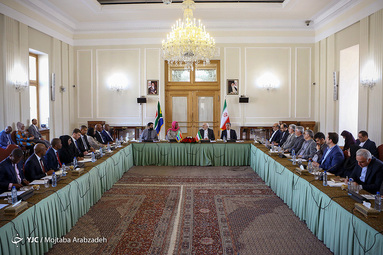 دیدار ظریف با وزیر آفریقای جنوبی