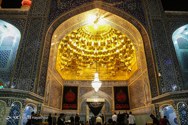 حال و هوای حرم حضرت معصومه در شب اربعین