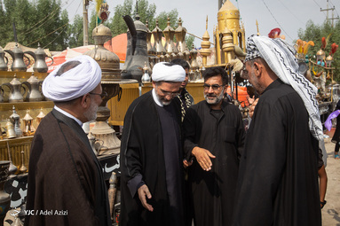 تکریم و تجلیل از مواکب عراقی اربعین حسینی