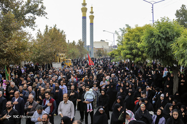 راهپیمایی جاماندگان اربعین در خوی
