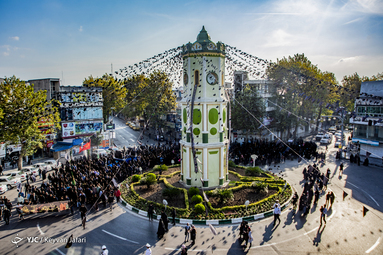 راهپیمایی جاماندگان اربعین در ساری